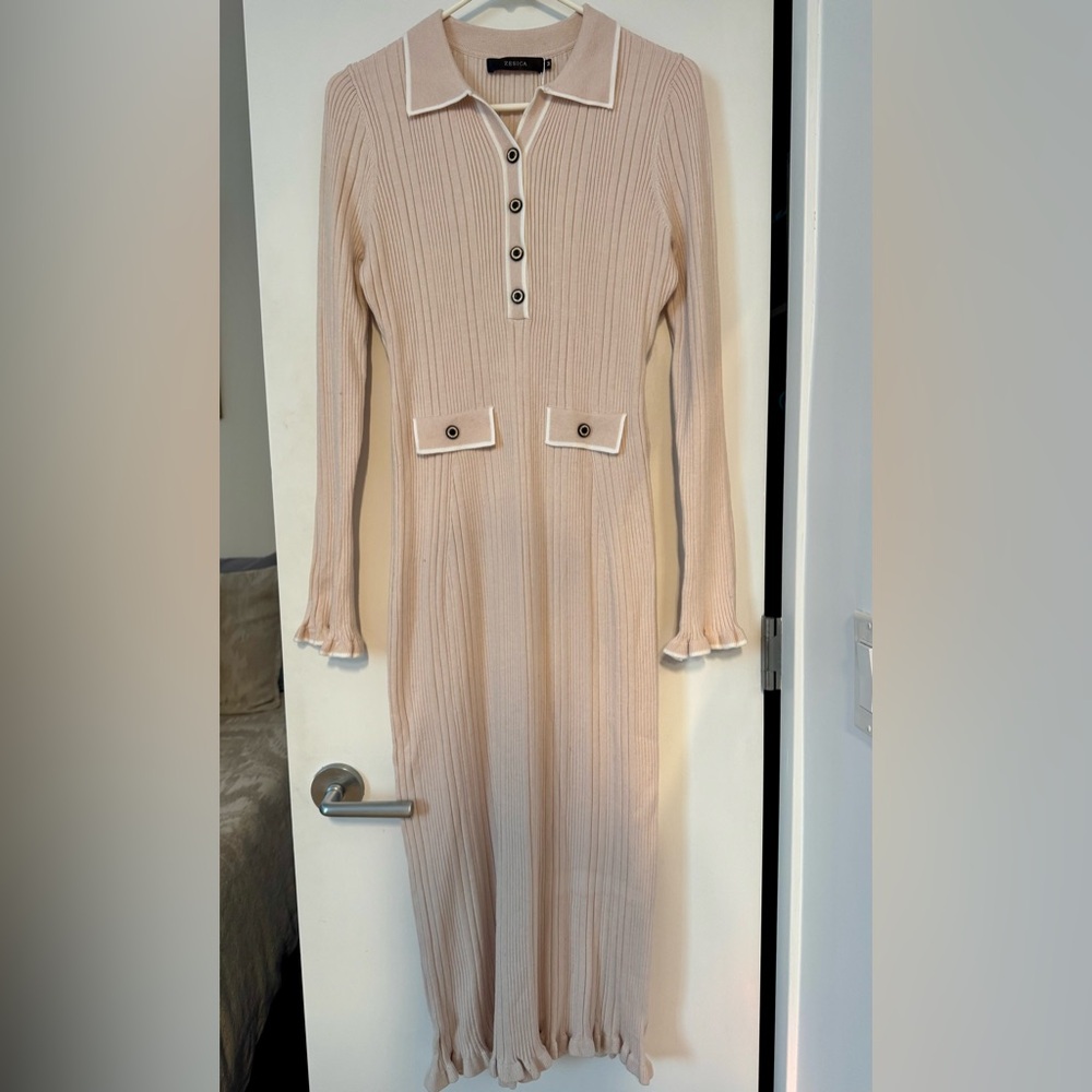 Baby Pink Knit Dress